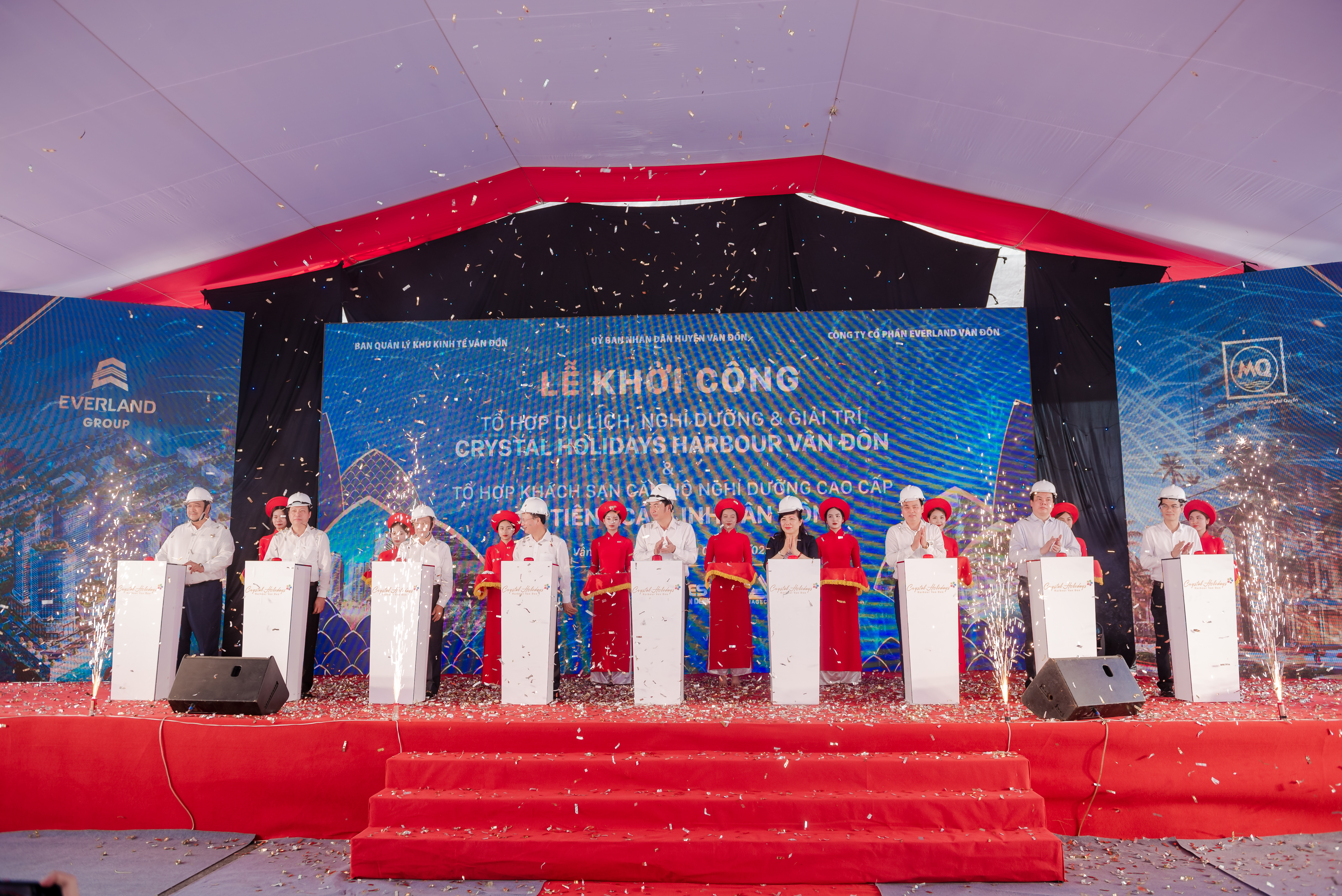 Lễ  khởi công Dự Án Crystal Holidays Vân Đồn (30/04/2022)